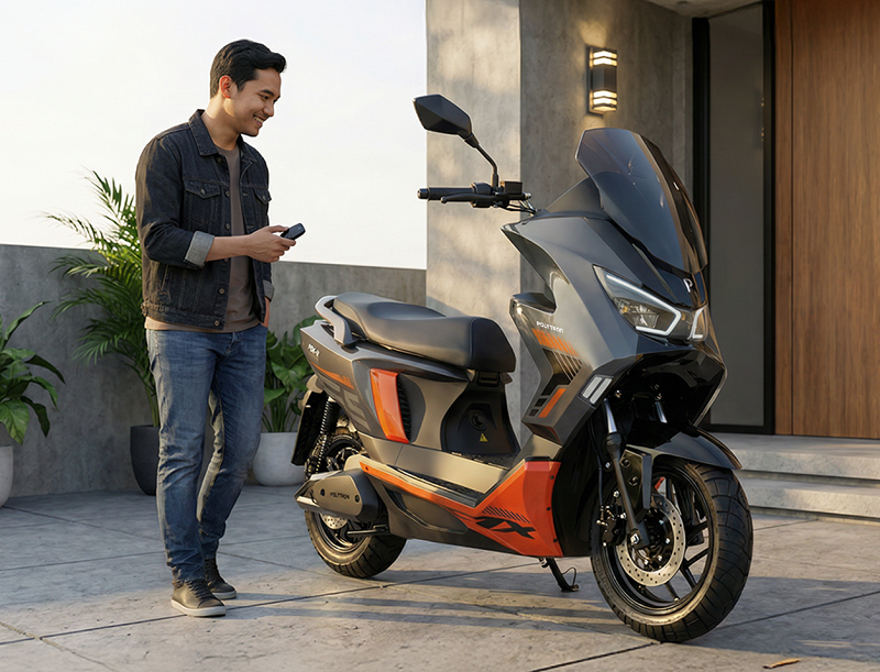 Polytron Bagikan Tips Aman Meninggalkan Motor Listrik Saat Mudik Lebaran