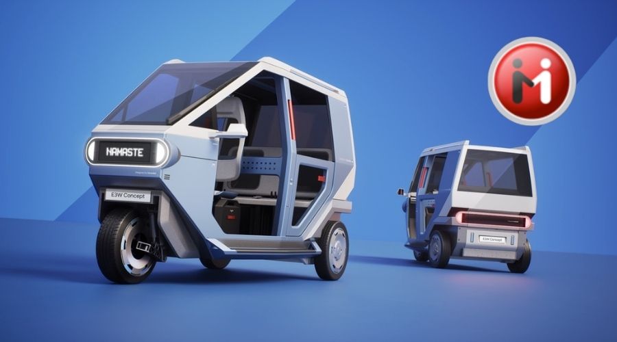 Hyundai Motor  dan TVS Motor Lahirkan Motor Listrik Roda Tiga
