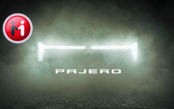 Siluet lampu Mitsubishi Pajero yang akan diluncurkan pada musim guguir 2026