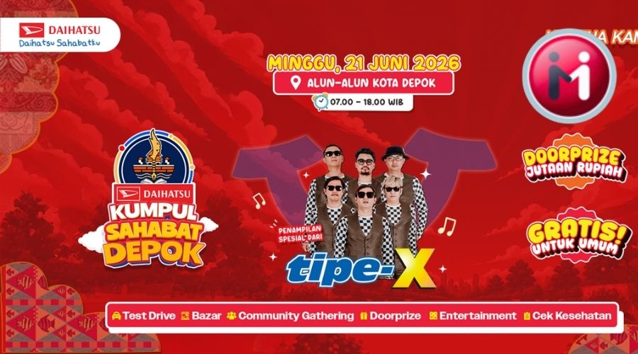 Acara Daihatsu Kumpul Sahabat 2026 Dimulai Dari Depok, Jawa Barat