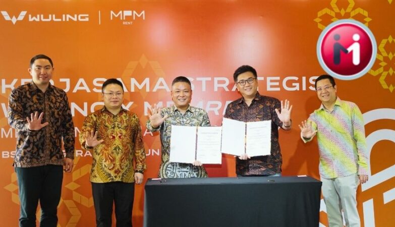 PT Mitra Pinasthika Mustika Rent (MPMRent) pengadaan 50 unit mobil listrik Wuling New BinguoEV Lite