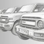 iCAR V23 menghadirkan karakter SUV yang kuat melalui desain boxy yang ikonik
