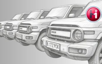 iCAR V23 menghadirkan karakter SUV yang kuat melalui desain boxy yang ikonik