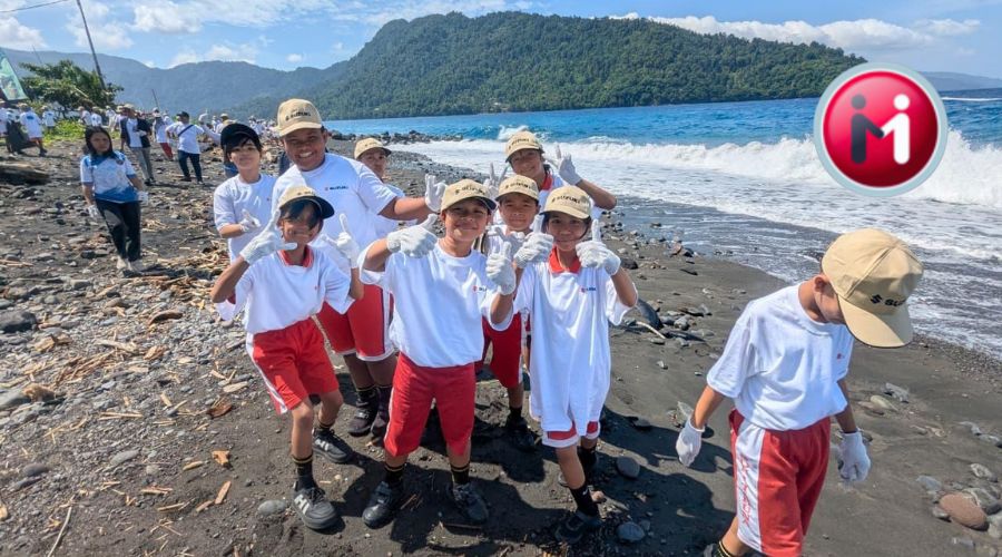 Hari Anak Nasional 2026 ini PT Suzuki Indomobil Sales (SIS) menggelar program Clean Up the World 2026 di Pulau Sangihe