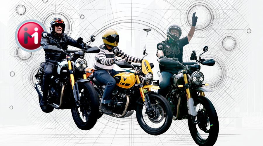 Para pemilik baru Triumph 400 Series berkumpul dan mencoba motornya dalam event Triumph 400 Series Customer Ride