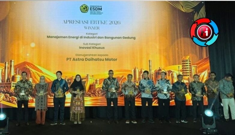 PT Astra Daihatsu Motor (ADM) meraih Penghargaan Efisiensi Energi Nasional (PEEN) 2026